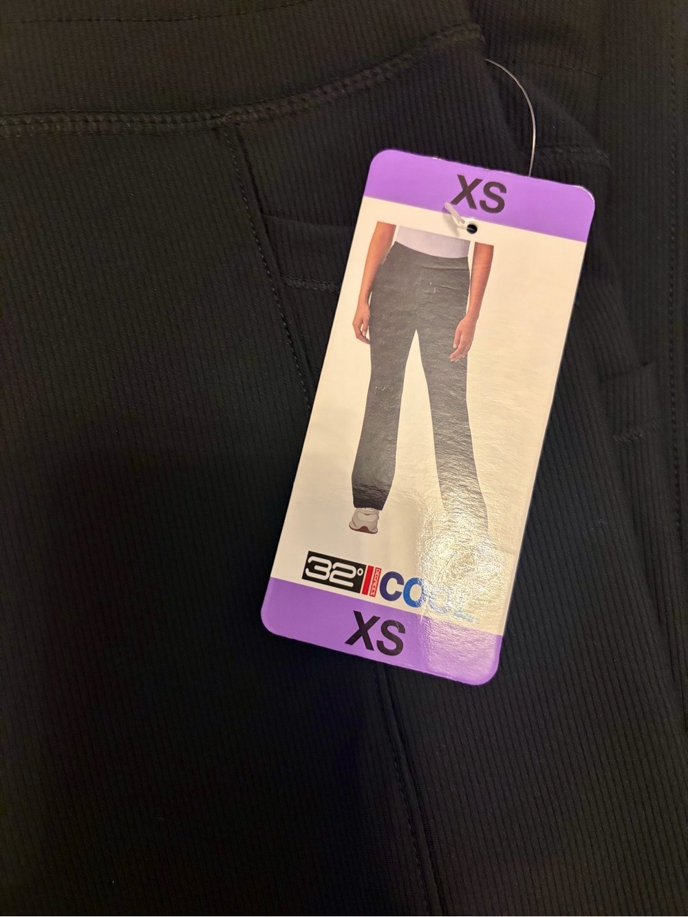 32 Degrees Wide Leg Pants Woman - Ribbed Semi-Flare Pant - Yoga Pants for Women - Picture 5 of 5
